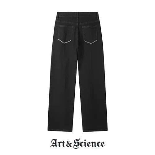 Black Denim Arc Back