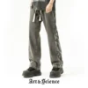 Art & Science Black Washed Distressed Jeans Detail
