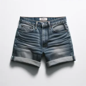 Classic Seagull Denim Shorts