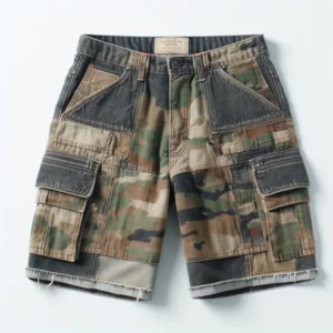 Ishigaki Camo Patchwork Shorts