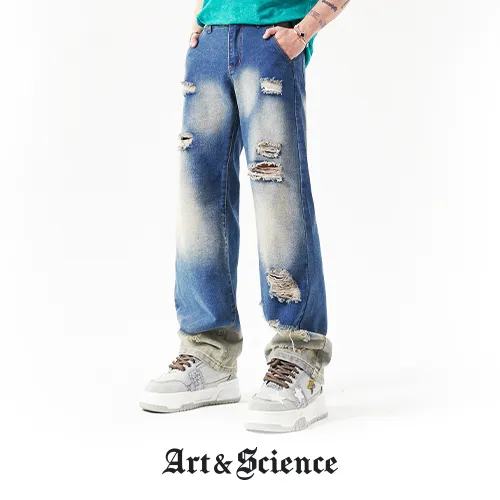 Techwear raw denim jacket side strap details