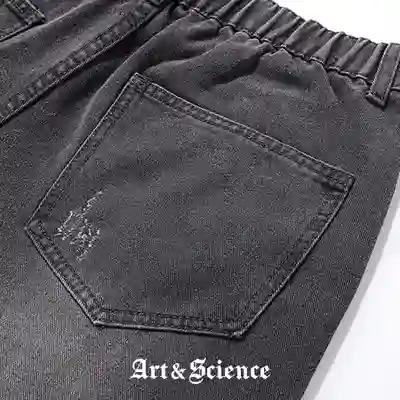 Inner lining and hidden compartments of denim vest
